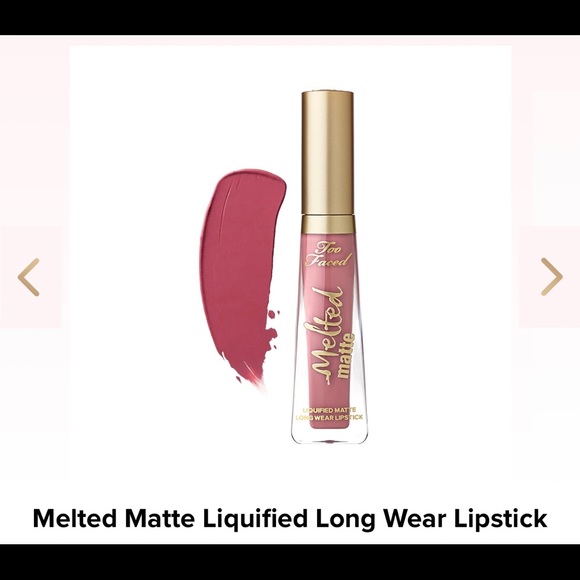 Too Faced Melted Matte Liquid Long Wear Lipstick - Picture 1 of 3